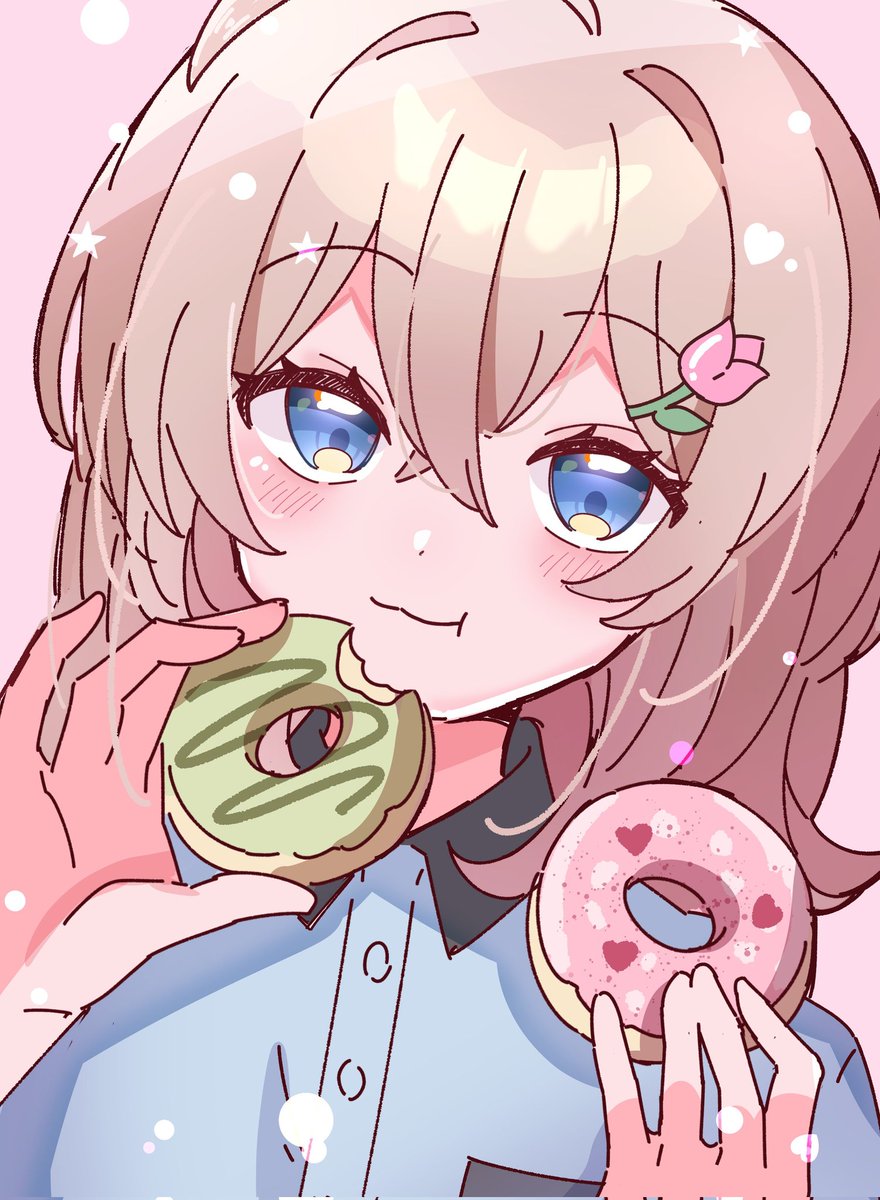 4626wc's tweet image. #夏の創作クラスタフォロー祭り 
#絵柄が好みって人にフォローされたい　
キラキラで表情豊かな女の子描いてます✨🌷
よろしくお願いします！