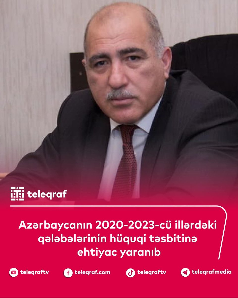 aykhan_Z's tweet image. Ex-prime minister and ex-secretary of state of Azerbaijan (served from 1992 to 1993), Panah Huseyn says that "there has arisen a need for the legal affirmation of Azerbaijan’s victories in 2020–2023"