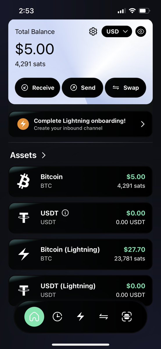 Joltz_btc's tweet image. LND and TAPD on a phone with sats and asset channels… we are very close 👀