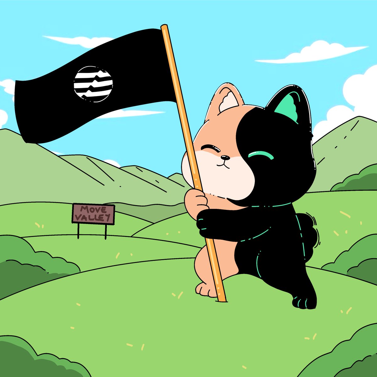 ssadkov's tweet image. GUI the Dog just planted the flag in Move Valley 🏴
Not just cute — this pup’s got purpose.
From meme to movement…
and maybe even to guidance. 🐾 

GUI-dance 😉🌐
#GUIgang #Aptos #GUIdance