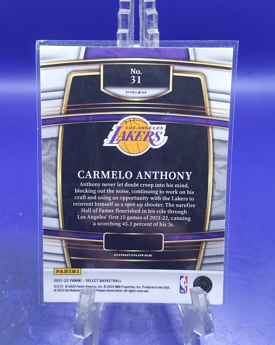 Hoerner1st2018's tweet image. Carmelo Anthony
All Auctions end at 8:00pm CST
Final Round for the week
Monday-Wednesday next
Bidding starts at just a $.25
After that IDC
Bid to win
Orders over $50 ship FREE
Totals on 7/30/2025 or cash out at anytime
Happy collecting everyone