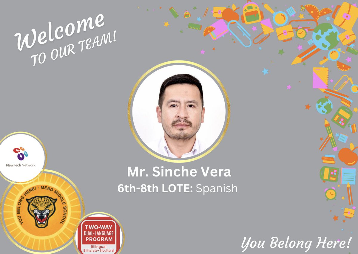 MrLara (@mrlara9) on Twitter photo Mead MS community, please help us give a warm welcome to the newest members of the Jaguar Team!β€οΈππ€ <a href="/MeadMS_AISD/">Mead Middle School</a> <a href="/AldineISD/">Aldine ISD</a> <a href="/DrKwabena/">Dr. Kwabena Mensah</a> #YouBelongHere Mead MS community, please help us give a warm welcome to the newest members of the Jaguar Team!β€οΈππ€ <a href="/MeadMS_AISD/">Mead Middle School</a> <a href="/AldineISD/">Aldine ISD</a> <a href="/DrKwabena/">Dr. Kwabena Mensah</a> #YouBelongHere