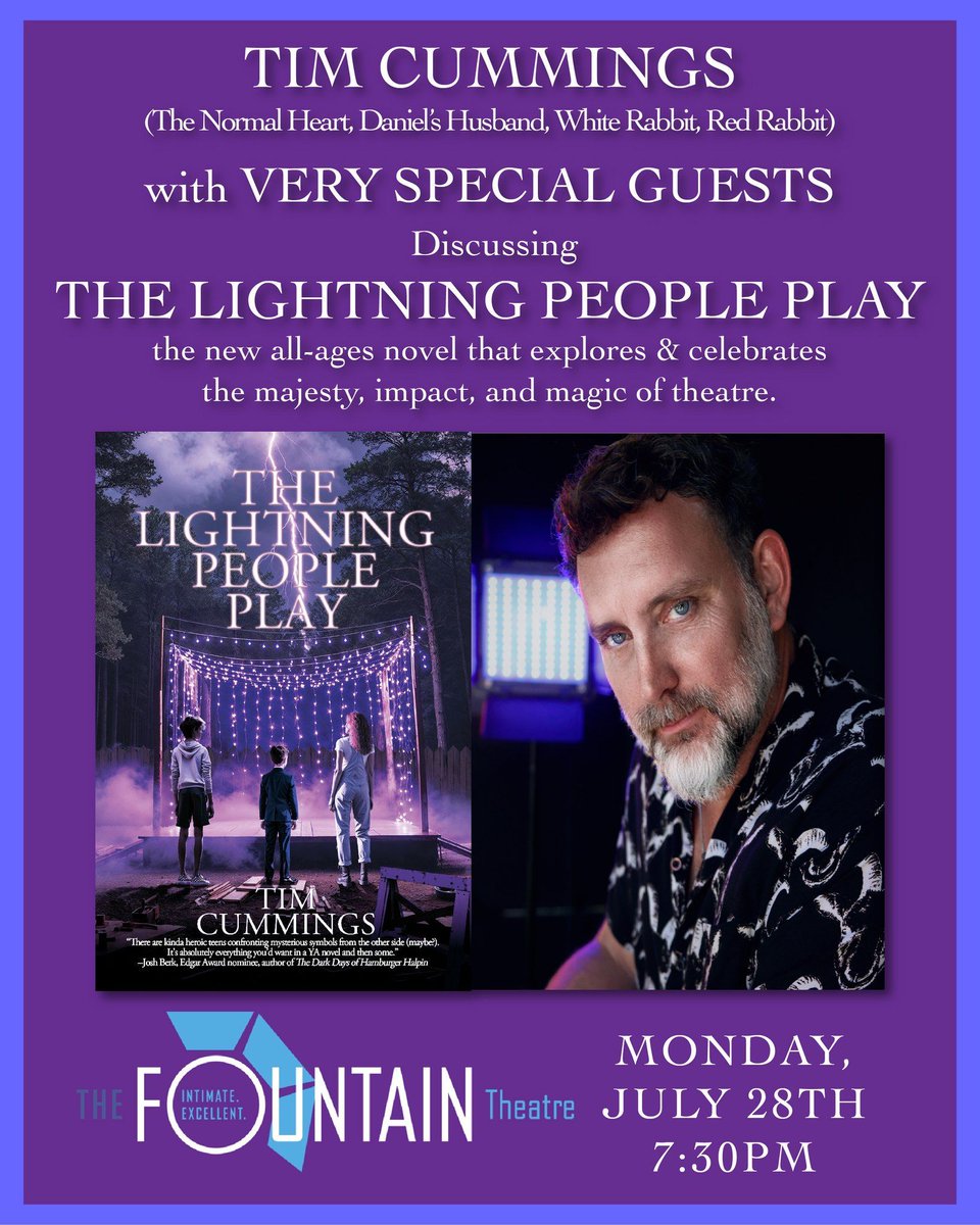 EpilepsyFdnLA's tweet image. Check out this event on โThe Lightning People Playโ, a new book by Tim Cummings. Inspired by the loss of his brother Matthew to epilepsy in 1997, the story follows a group of theater kids rallying to support a sibling living w/seizures. RSVP (FREE) here: buff.ly/Q202gLR
