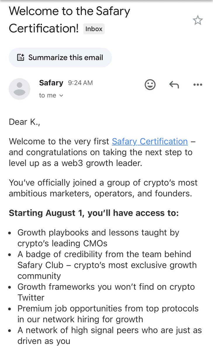 Alright <a href="/jkey_eth/">justin vogel 🦁</a> – I’m in.

Excited to meet all the other weirdos joining me in <a href="/Safaryclub/">Safary 🦁</a> Certification Cohort 2
