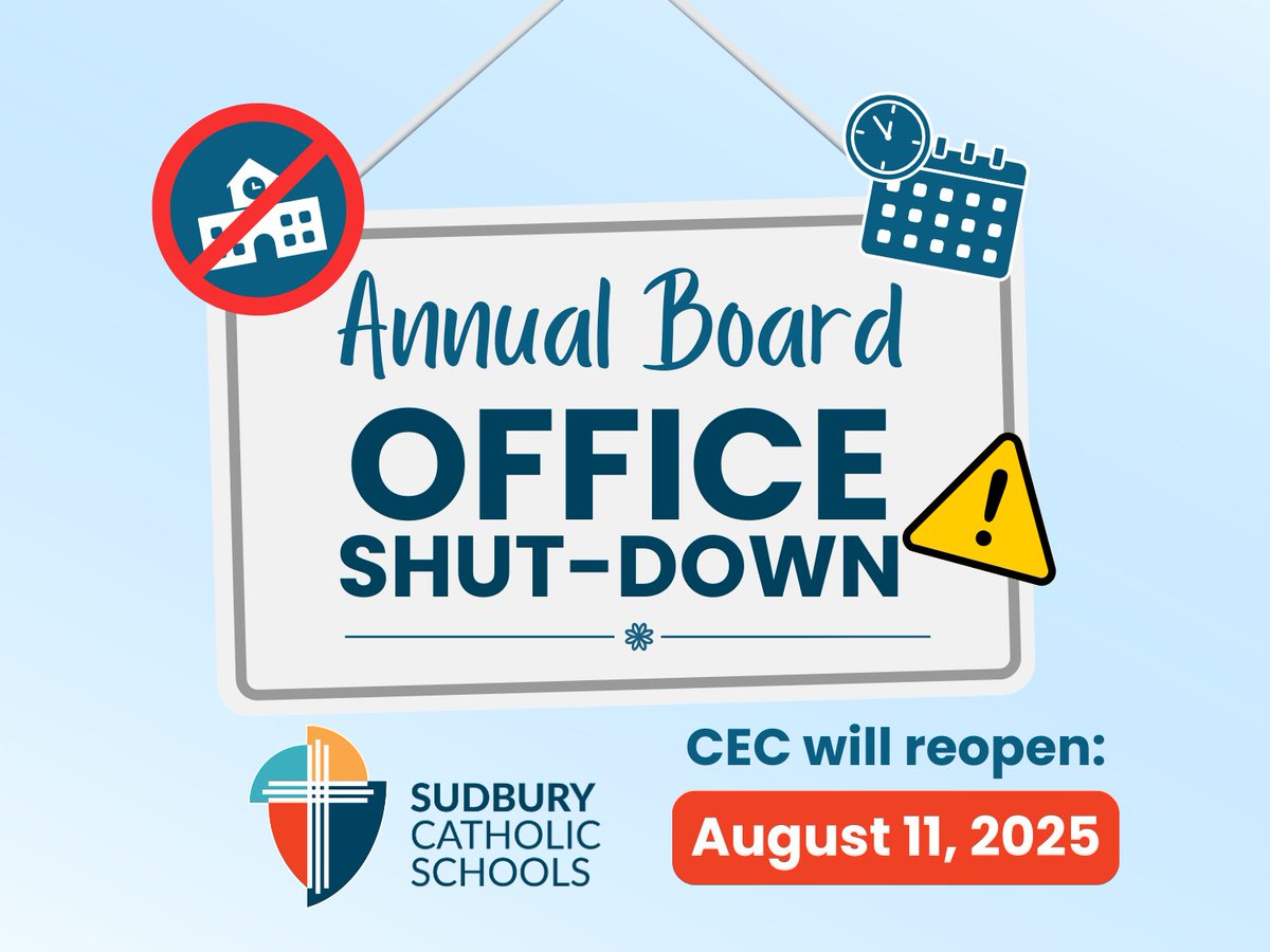 📌 Board Office Closure Notice

Please be advised that the Board Office will be closed for our annual summer shutdown from July 27 to August 11. We will respond to all inquiries and messages received during this time once the office reopens.  

See you in two-weeks!