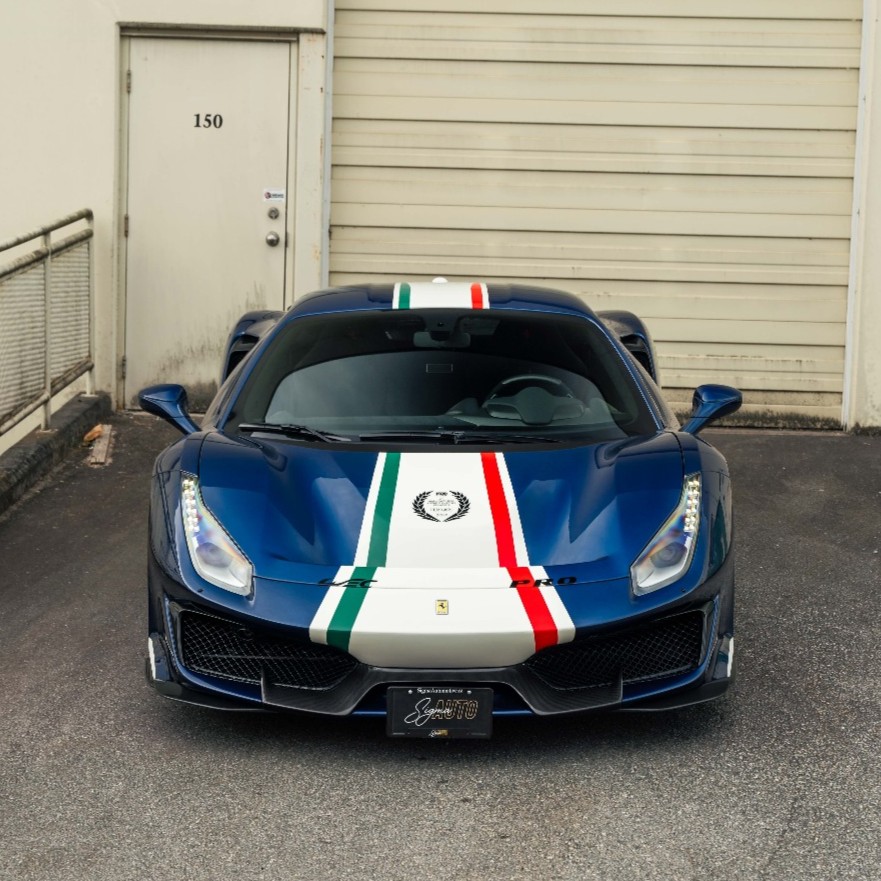 duPontREGISTRY's tweet image. 2020 Ferrari 488 Pista Piloti | Asking Price: $1,170,888
This Tailor Made Blu Tour de France example was built exclusively for Piloti Ferrari as a tribute to the 2017 World Endurance Championship.