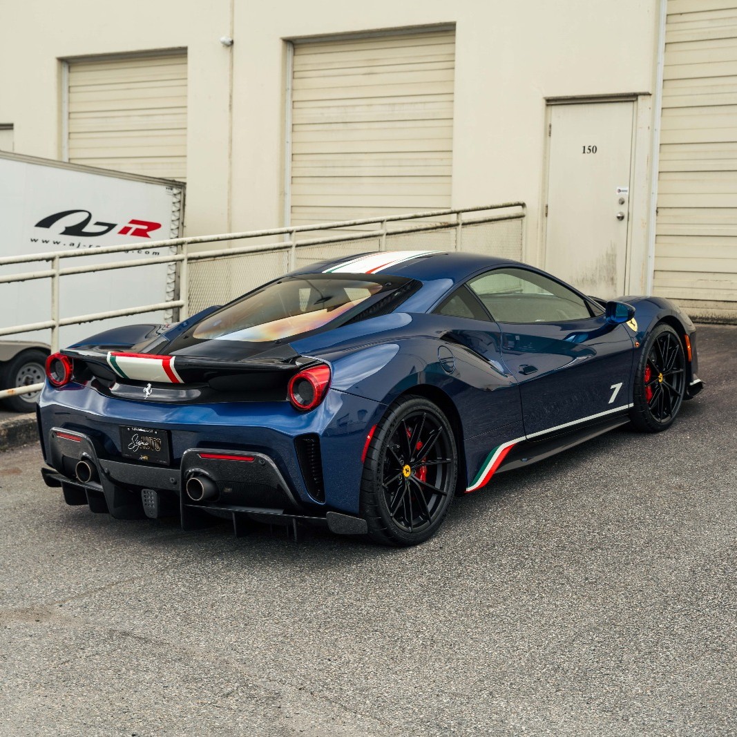 duPontREGISTRY's tweet image. 2020 Ferrari 488 Pista Piloti | Asking Price: $1,170,888
This Tailor Made Blu Tour de France example was built exclusively for Piloti Ferrari as a tribute to the 2017 World Endurance Championship.