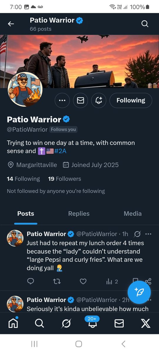 KJW (@hawkesbay69) on Twitter photo Who wants to help a new account find some new friends to engage with please give <a href="/PatioWarrior/">Patio Warrior</a> a follow, repost 💪 🫶 👊 💥 💯 🇺🇸 Who wants to help a new account find some new friends to engage with please give <a href="/PatioWarrior/">Patio Warrior</a> a follow, repost 💪 🫶 👊 💥 💯 🇺🇸