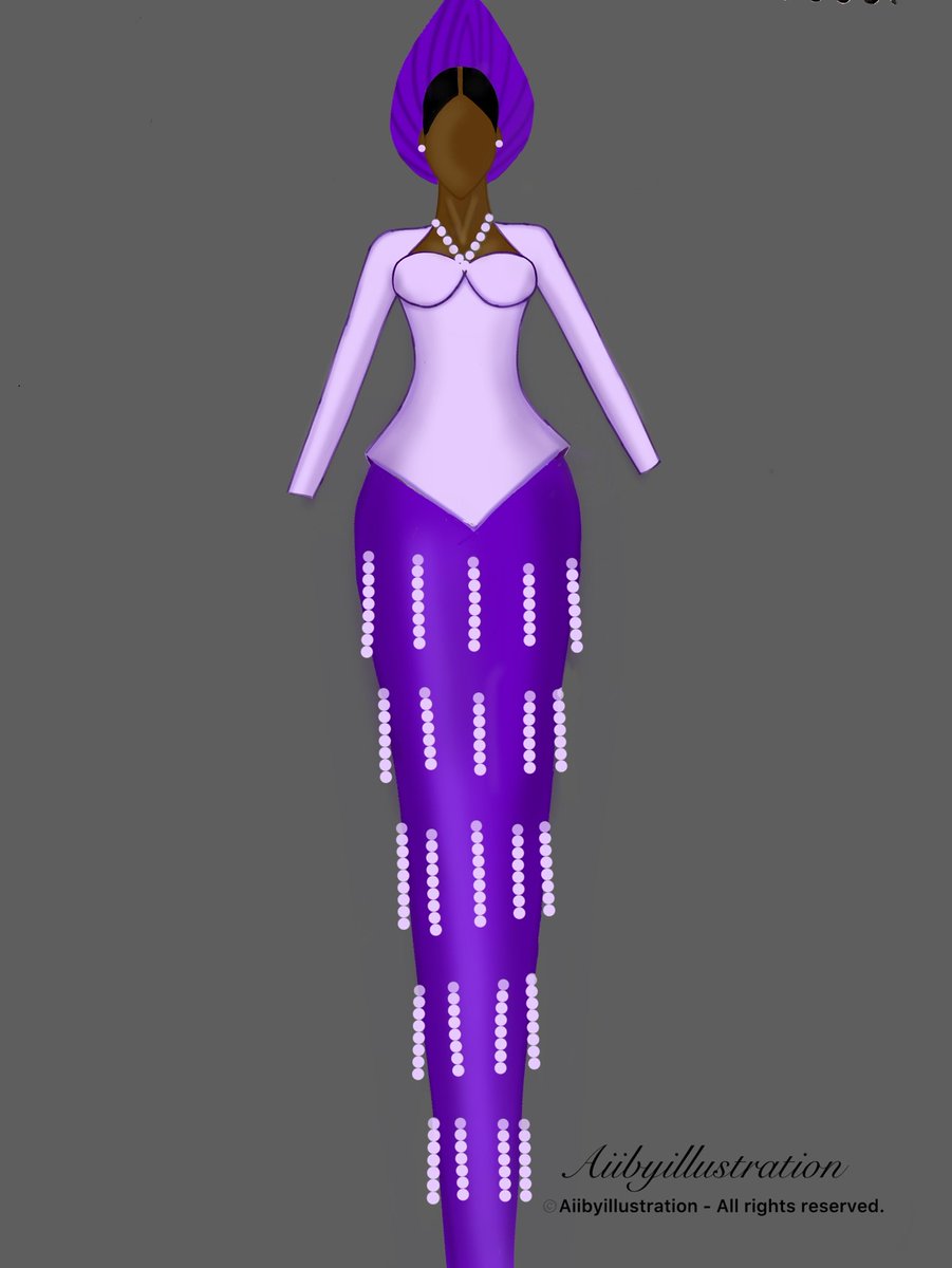 aiiby1's tweet image. Five days of flower inspired Aso Oke outfits.
DAY 3 - WISTERIA, a flower known for its cascading , fragrant blooms and ethereal beauty.

This Aso Oke outfit is a beauty to behold, perfect for a  gorgeous and ethereal Yoruba bride✨

#fashionillustration #fashion #owambe #asooke