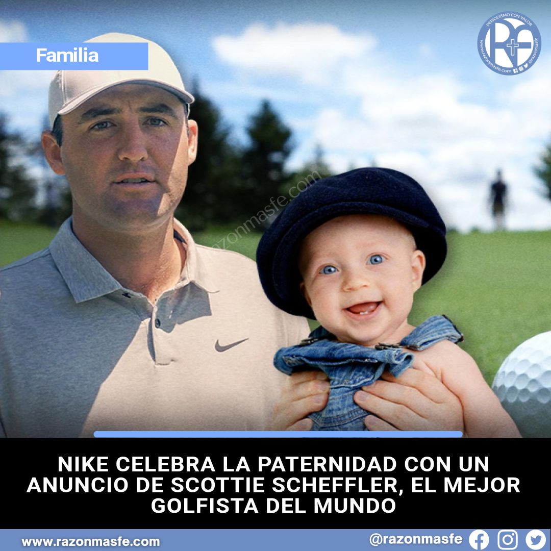 razonmasfe's tweet image. 📰Nike sorprende con un anuncio realmente familiar protagonizado por el golfista Scottie Scheffler y su hijo, que generó elogios del público y marcó un giro respecto a sus habituales campañas ‘progresistas’.
➕ info: razonmasfe.com/nike-celebra-l…