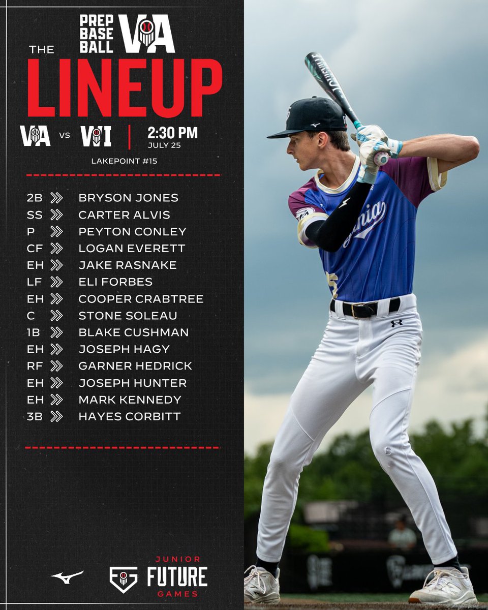 🚨#PBJFG25 Team Virginia: Game 1️⃣ 🚨

Team Virginia vs Team Wisconsin. 

First pitch coming soon....

#BeSeen