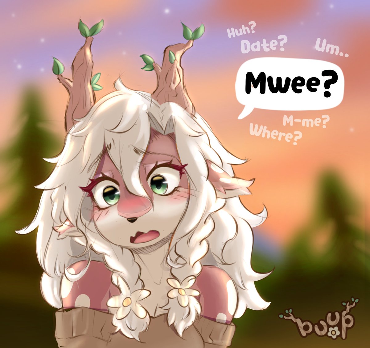 buupnya's tweet image. deer girl date..