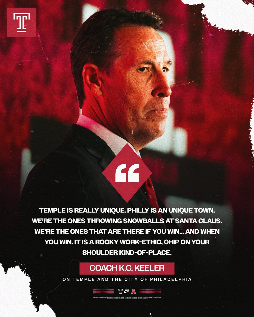 Temple_FB's tweet image. No place like the 215 & Temple π€
#TempleTUFF | @American_Conf