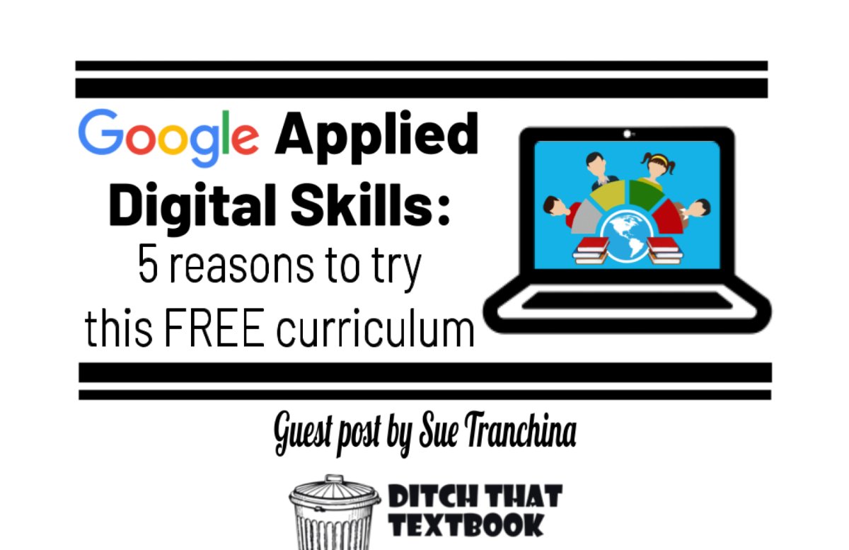 DitchThatTxtbk's tweet image. Google Applied Digital Skills: 5 reasons why you should try this FREE curriculum by Sue Tranchina
🔗 Links to ready-to-use resources
🎥Video tutorials
📋Lesson plans
☑️ Editable rubrics
➕Plus more
🚫💰All FREE!
f.mtr.cool/ugffvslsua