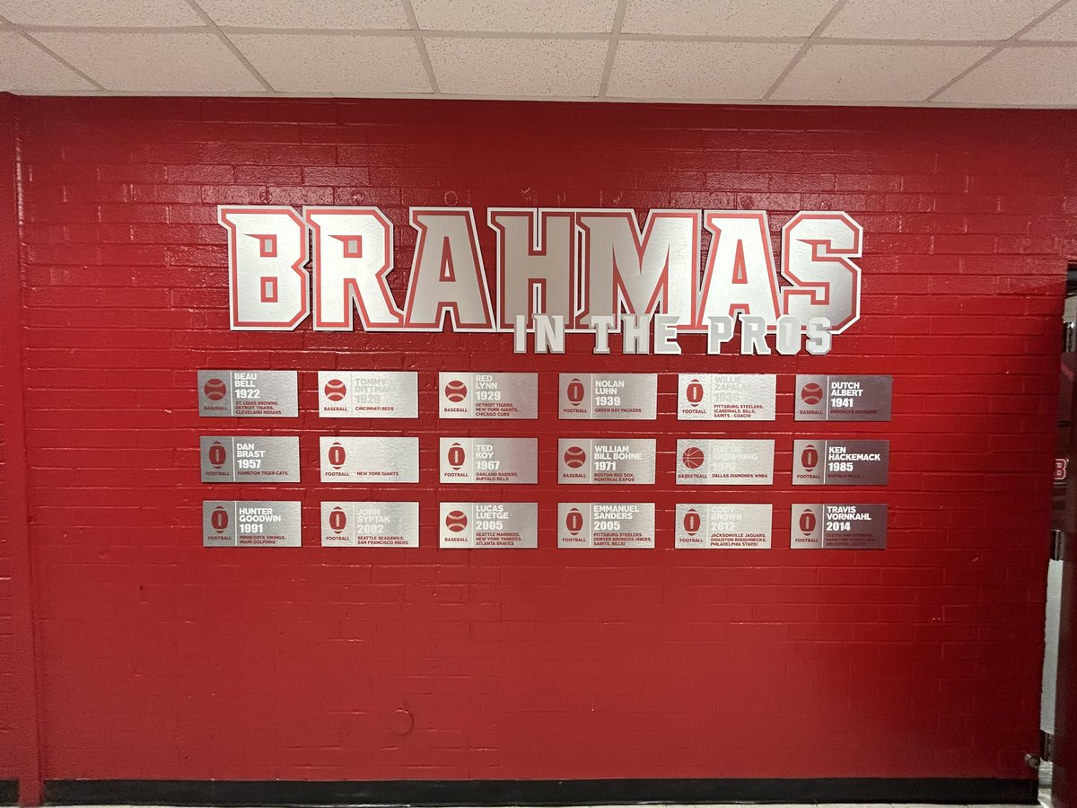 TheSignChamp's tweet image. 💪🏽 Where core values meet locker room culture.
Bellville HS Football just got a powerful visual boost—wall graphics above every locker now serve as daily reminders of what it means to be a Brahma:
 Integrity. Toughness. Relentless. Enthusiasm. Discipline. Family.

And just down…