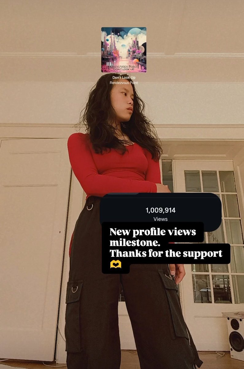 1.000.000 + profile views 
on my photography page on Insta. Thanks 🥹🫶