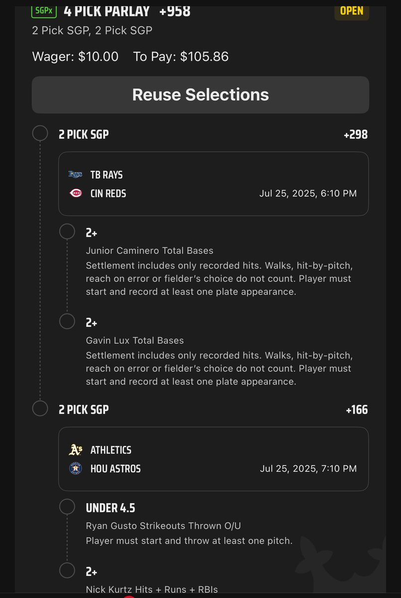 CappCollective's tweet image. Weβve cashed two cappers collabs in a row in VIP.
Sharing todayβs for free!