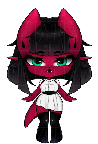 chibi vtuber art done✅✅