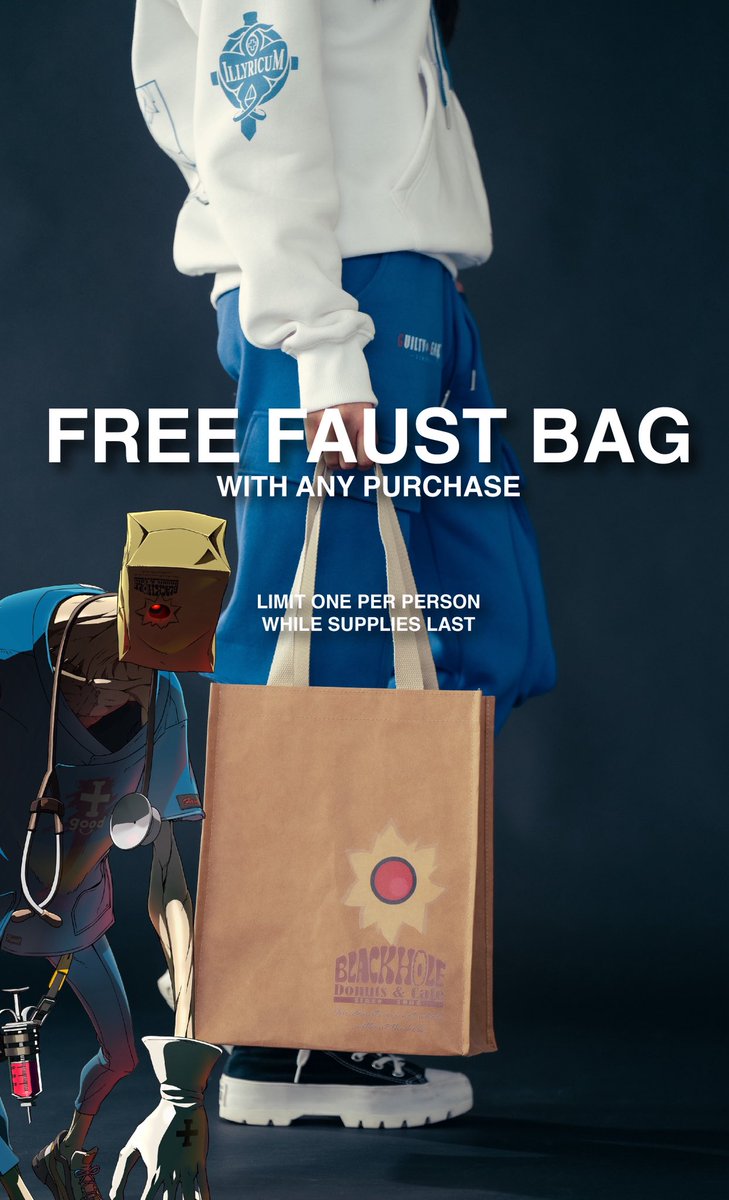 TorokamiApparel's tweet image. Happy Chaos is here just in time for EVO USA!
Don’t miss this exclusive early debut at EVO! We will also have a LIMITED quantity of Faust bags that we will be giving away with every purchase so make sure to stop by early!
We will be bringing our entire Guilty Gear -Strive-…
