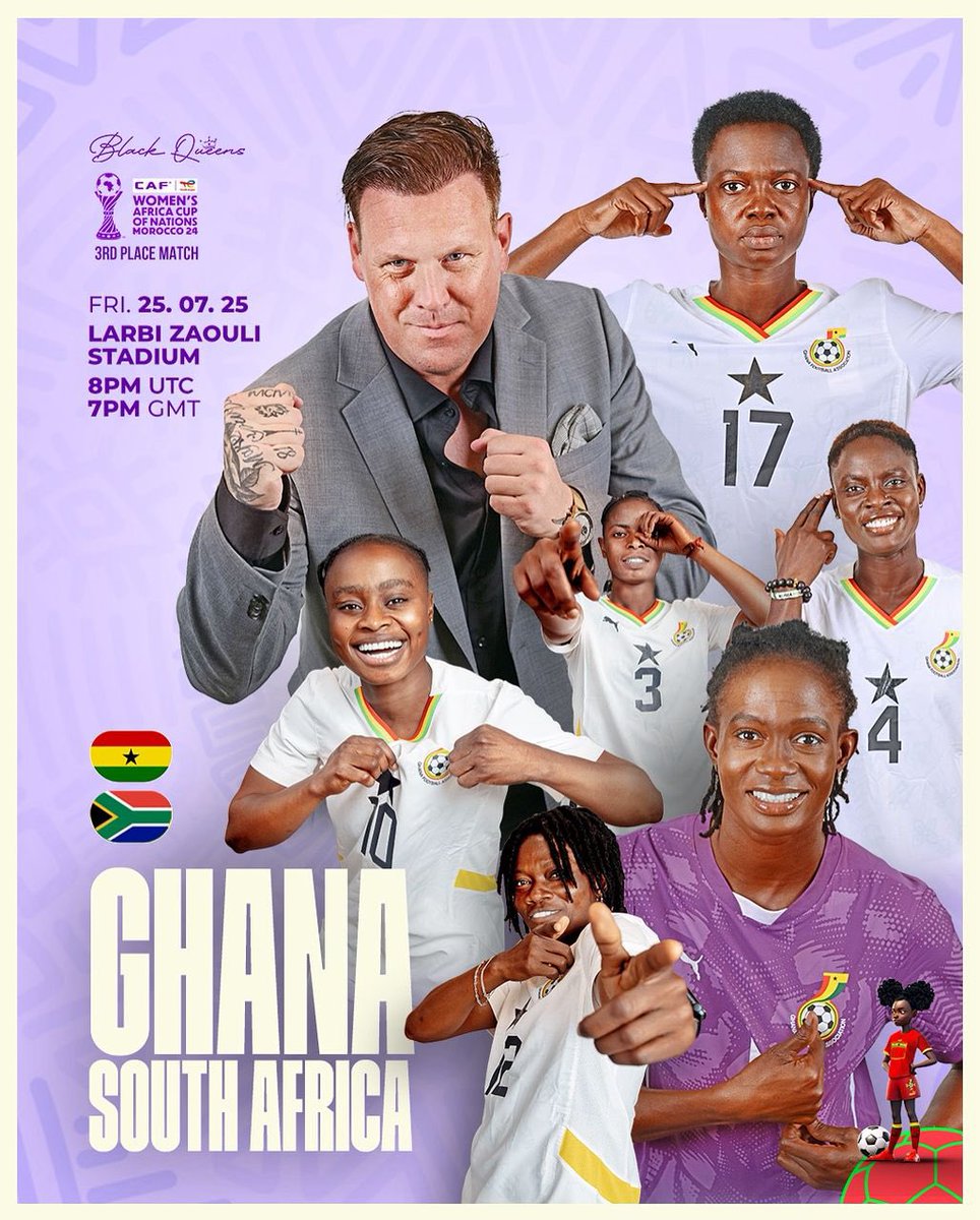 We are already proud of you , go enjoy yourselves and keep making us proud <a href="/GhanaWNT/">Ghana Women National Teams 🇬🇭</a> ❤️✅