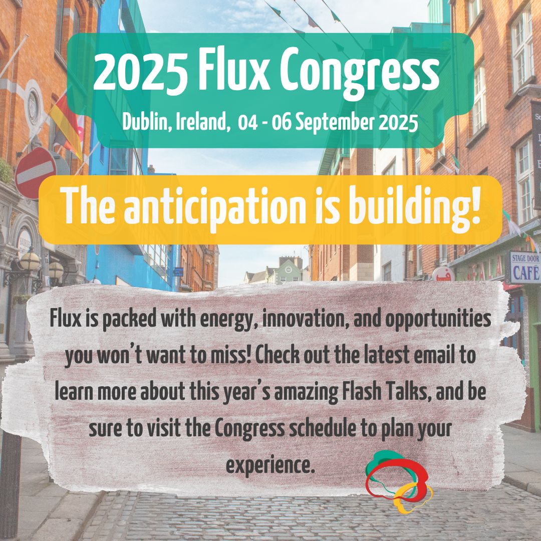 FluxSociety's tweet image. It’s not too late to register—Flux is packed with energy, innovation, and opportunities you won’t want to miss! Check out the latest email to learn more about this year’s amazing Flash Talks and more!
🔗 buff.ly/2hDMAIi
#Flux2025 #FluxDublin2025 #2025FluxCongress
