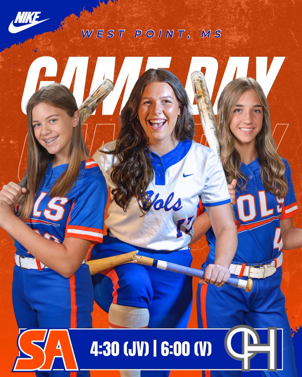 LADY VOLS SOFTBALL GAME DAY vs OAK HILL RAIDERS •

📍West Point, MS
⏰ 4:30 p.m. (JV) | 6:00 p.m. (V)

#GoVols