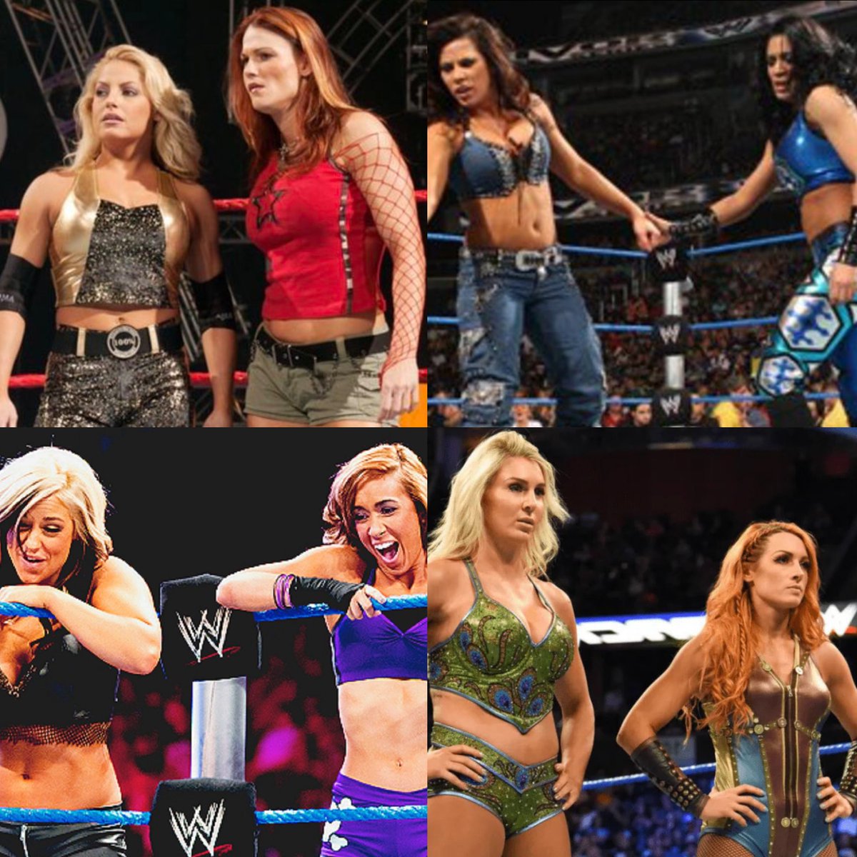 SimplyMelinaFan's tweet image. Almost every era had some form of history like Trish & Lita