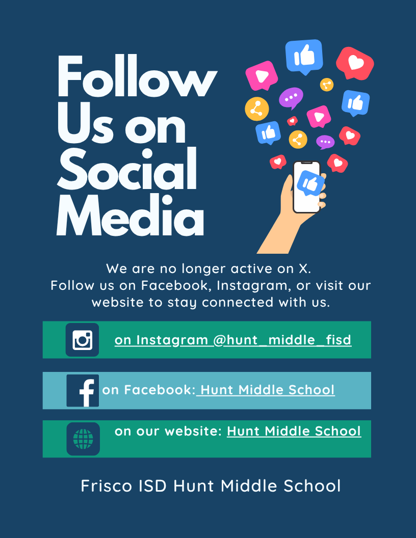 Hunt Middle School (@huntmiddle) on Twitter photo 