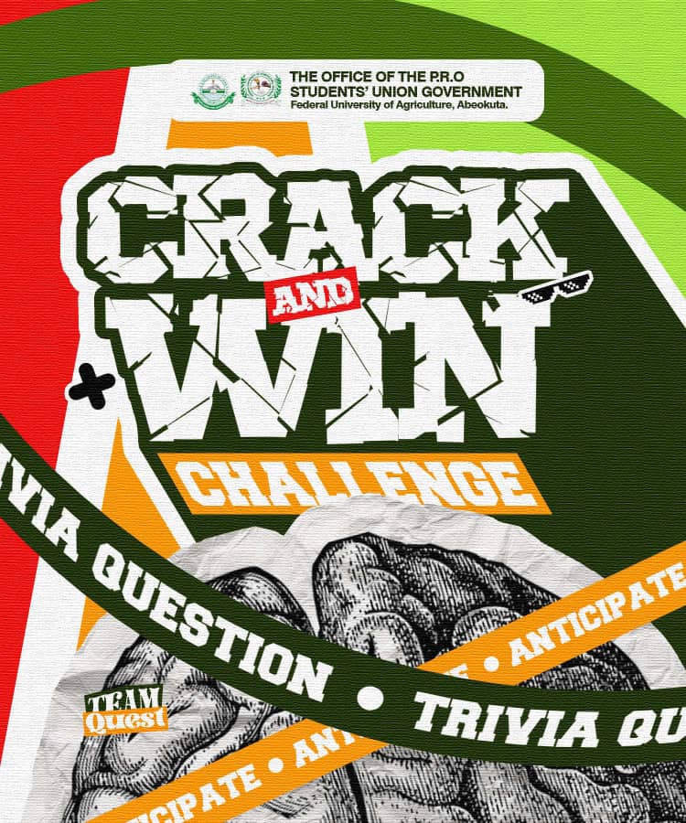 FUNAAB_SUG's tweet image. 🧠CRACK IT , CLAIM IT
Can you crack it when it drops ?