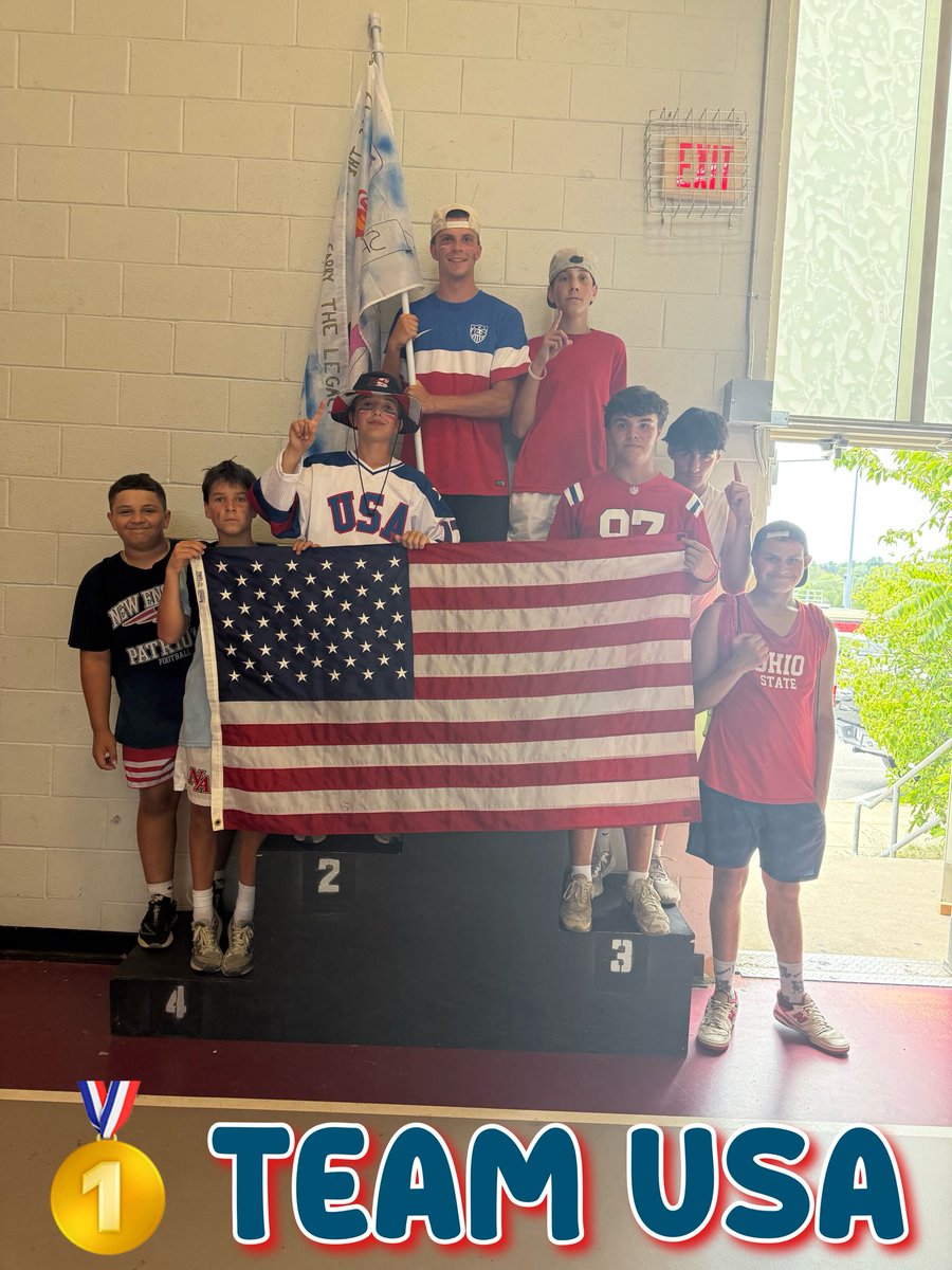 Great competition from all teams at Sports &amp; Recs Olympics Day! Congratulations to 🥇USA, 🥈Sweden and 🥉Gibraltar for talking home medals!
