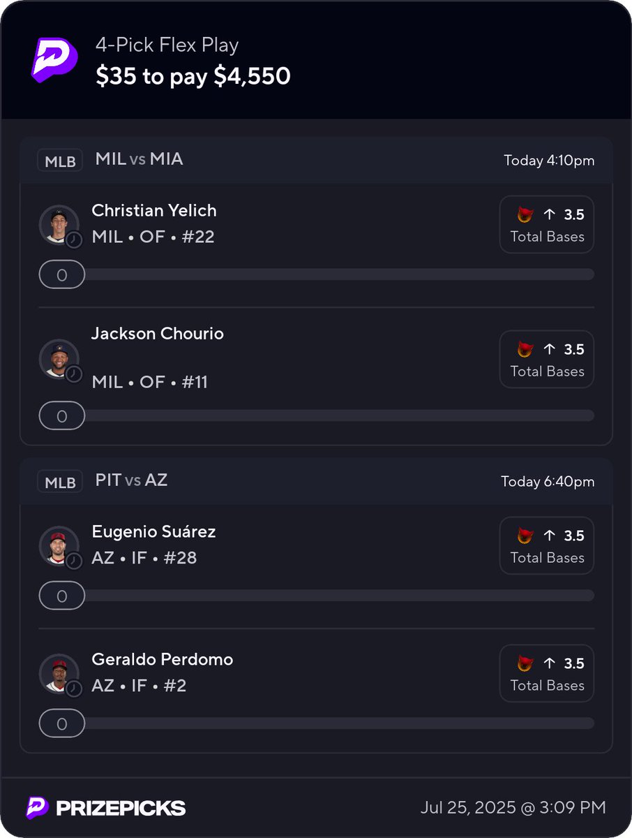 MoinTampa🇯🇲 (@mointampa) on Twitter photo Let's run this protected demon slip <a href="/PrizePicks/">PrizePicks</a> #gamblingX
prizepicks.onelink.me/gCQS/shareEntr… Let's run this protected demon slip <a href="/PrizePicks/">PrizePicks</a> #gamblingX
prizepicks.onelink.me/gCQS/shareEntr…