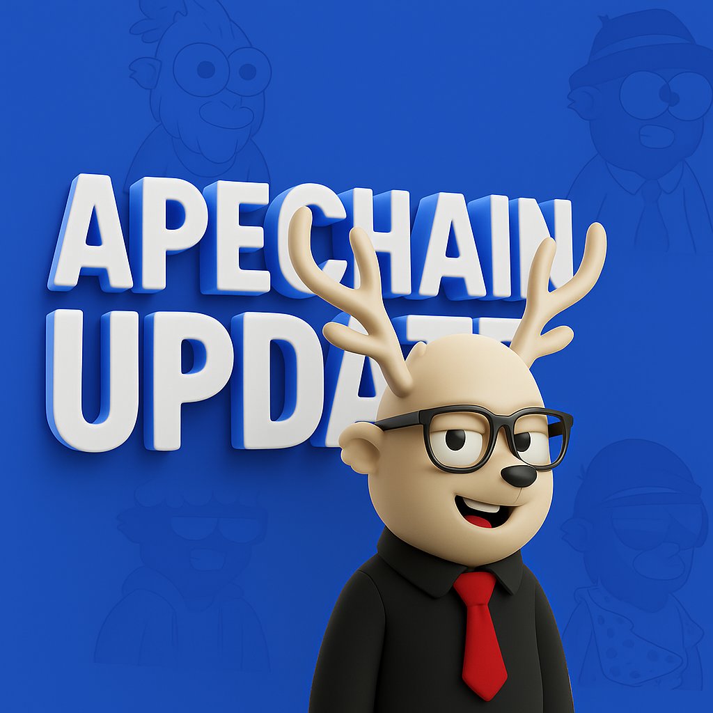 APECHAIN UPDATE (JULY 20–25)  

While many still doubt, ApeChain continues to deliver quietly. Here’s a full overview of the week:

📈 TVL holding steady at $11.8M, with organic growth across the ecosystem.  

📊 DEX volume up +54%, showing liquidity is flowing — especially in