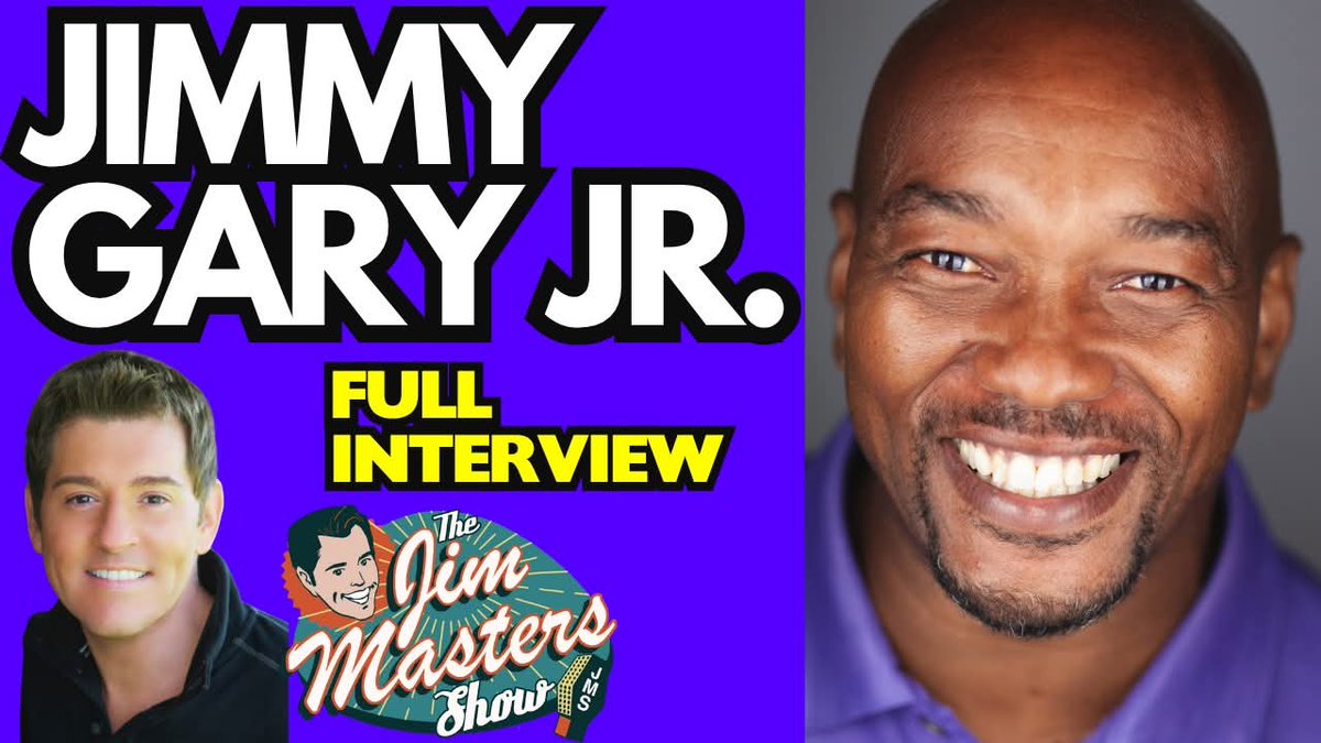 Today! Celebrated Actor Jimmy Gary, Jr., is on The Jim Masters Show! 8p ET 7p CT 5p PT Watch here: youtube.com/jimmasterstv  #OrangeIsTheNewBlack #newamsterdam #TheHomeMovie #OhHiMovie #petedavidson