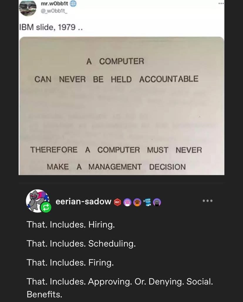 Or be in charge of weapons