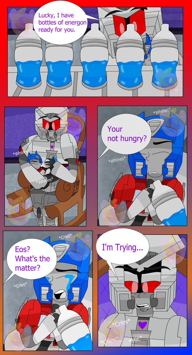 DPepper29's tweet photo. (3-4/?) Megatron is trying. Being a parent is hard.
#MegOp #dpax #tfoc #tfsparkling https://t.co/LOcvAz8o5h