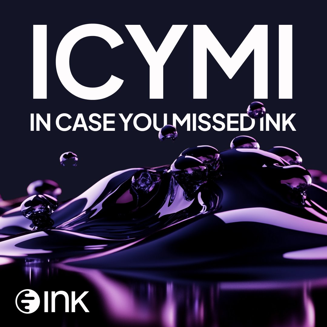 inkonchain's tweet image. in case you missed ink 🧵
500M volume. 700k txs. 1 mural.
anita transmitted. europe unlocked. and powell got the message.
in other words: yeah, it was a normal week.