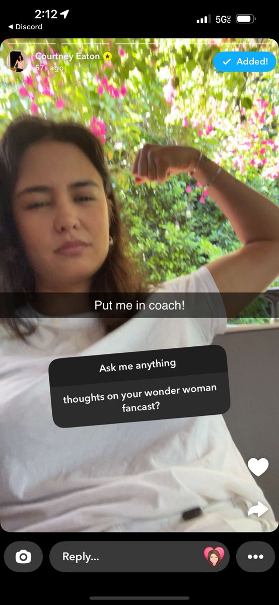 heathrmasons's tweet image. COURTNEY EATON JUST ACKNOWLEDGED HER WONDER WOMAN FANCAST BECAUSE OF ME 😭😭😭😭
