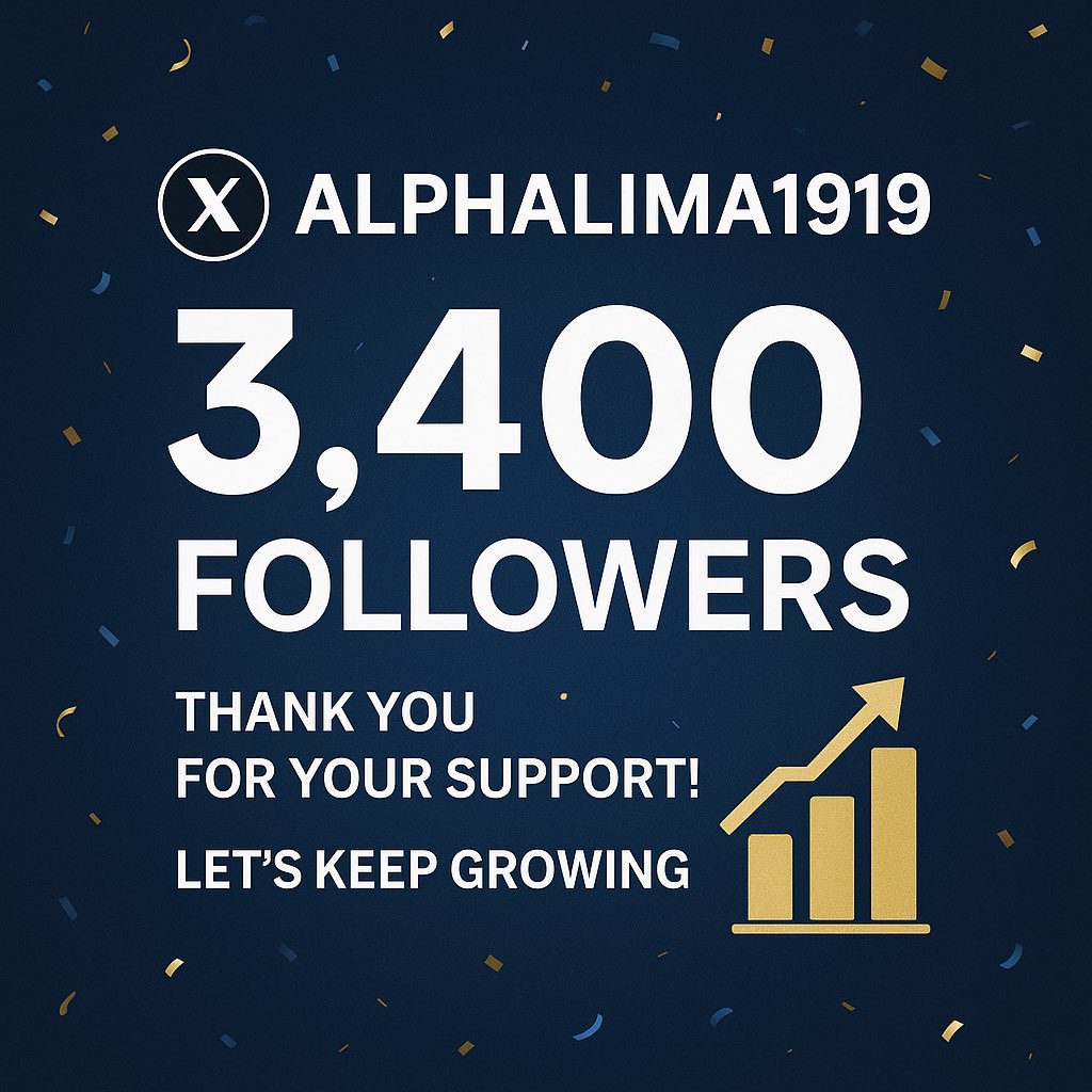 AlphaLima1919's tweet photo. 🔥 Cap franchi !
Merci à vous 3 400 qui avez décidé de me suivre ici sur X !
Chaque interaction, chaque partage, chaque soutien compte.
Le meilleur reste à venir.
#AlphaLima1919 | #MerciFam | #3400Followers | #CongoAvance https://t.co/mQsqtNxLKr