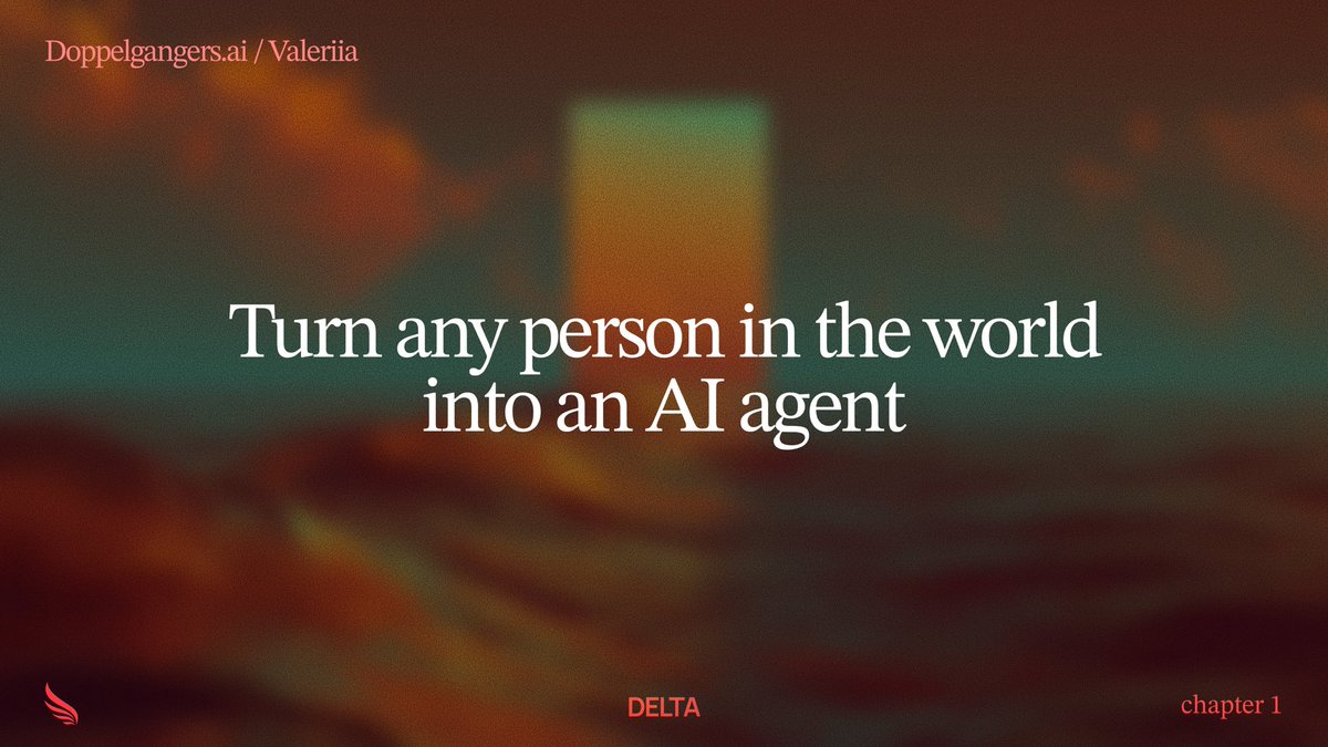 valerieWeb3's tweet image. 3/21 of the building in public @_TheResidency
We’re working on a crazy idea:
→ Turn any person into an AI agent
→ Train AI on real human-generated data
→ Creating a new human-centric data economy
@Doppelgangerai
Let me know what you think?