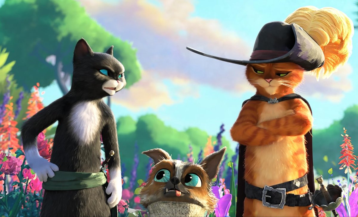 "Pray for mercy...from Puss in Boots!" 🗡️🐈  PUSS IN BOOTS: THE LAST WISH is now playing as part of Summer Fest. ⛱️ Get your tickets to see everyone's favorite swash-buckling feline in this modern animated classic, playing through next Thursday.

🎟️:galaxytheatres.com/blog/summer-fe…