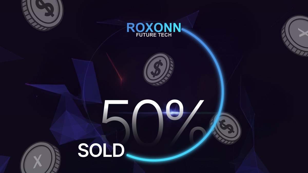 RoxonnEcosystem's tweet image. 🚀 ROXONN Presale Hits 50%+
Over half of the allocation already claimed — and we’re just getting started.
🔥 Devs are building, momentum is growing.
🟡 Contribute in $XDC and secure your spot before it sells out.
👉 Join the presale now: xdc.sale/presale/0xF0Cb…