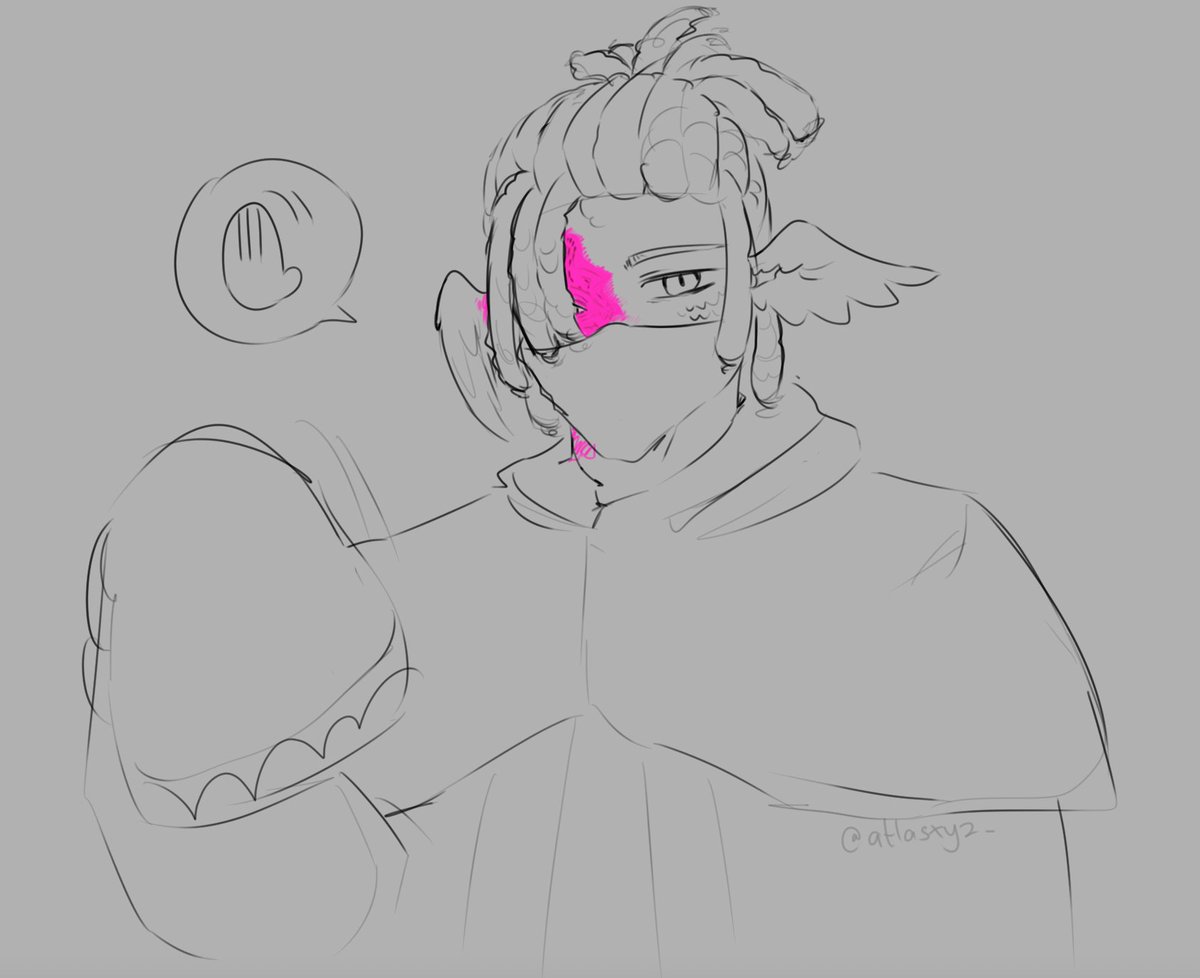 atlasxyz_'s tweet image. doodle of taph without his hood on i dunnnnoooo
#Forsaken