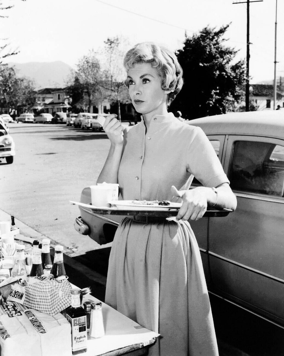 Janet Leigh (1960)
En el set de #Psicosis