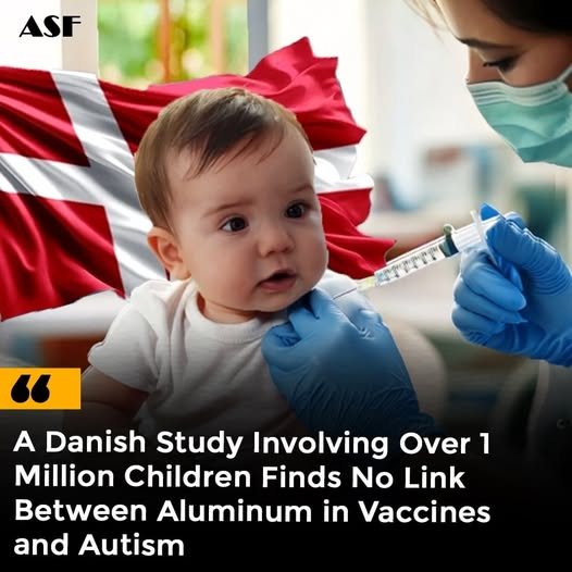 Facts beat fear: Denmark tracked 1,029,099 children for 21 years and found aluminum-adjuvanted vaccines linked to zero extra cases of autism, asthma, or 48 other chronic conditions. Decades of real-world data underscore vaccine safety and the power of science-driven public