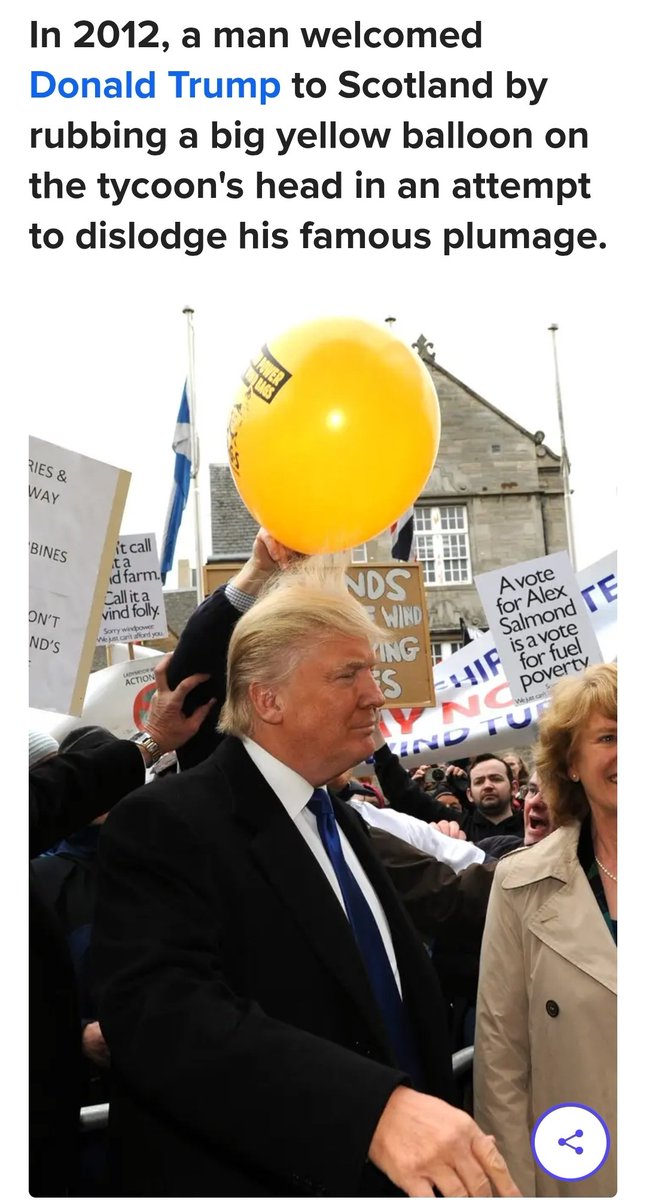 steve_d24's tweet image. Seeing as the orange fuckwit will be in Scotland tonight, it&apos;s time to dig out the best act of protest ever 🤣🏴󠁧󠁢󠁳󠁣󠁴󠁿