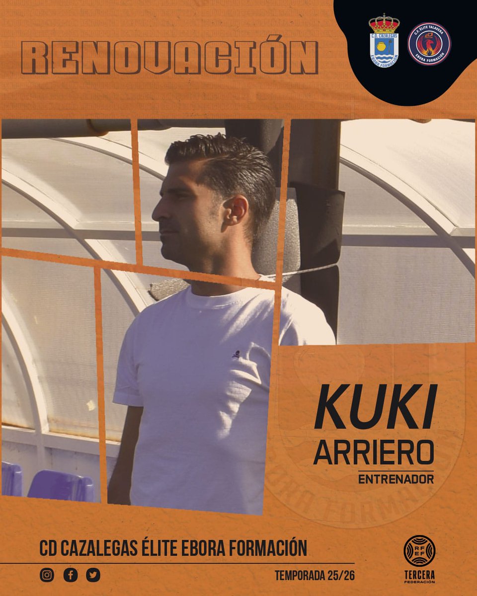 ♻️ RENOVACIÓN | T 25/26

🪑Empezamos por el banquillo.

👌🏻🟠 Damos continuidad a quien mejor conoce la casa, además de representar y entender  como nadie nuestra filosofía de cantera.

👏🏻 Toda la confianza una temporada más en Fernando Arriero "KUKI".