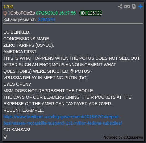 Tartanium1's tweet image. Ursula von der Leyen,
President of the European Commission,
has announced she is flying to Scotland to meet President Trump to discuss tariffs.
Today’s delta …