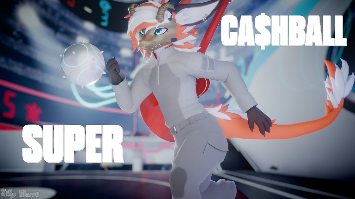 SillyMazi's tweet image. LETS PLAY SUPERRRR CASHBALL!!!!!! 

#furry #blender #3dart #3dartwork #nardoragon #TheFinals