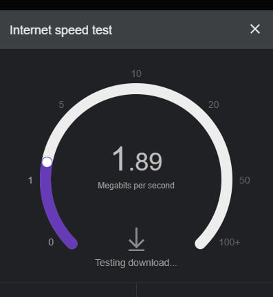 BigMoneyVVigger's tweet image. conspiracy:
Internet service provider watch out for when you run speed tests and speed you back up.
picrel is literally 30 seconds apart (and about 70% of what I pay for)