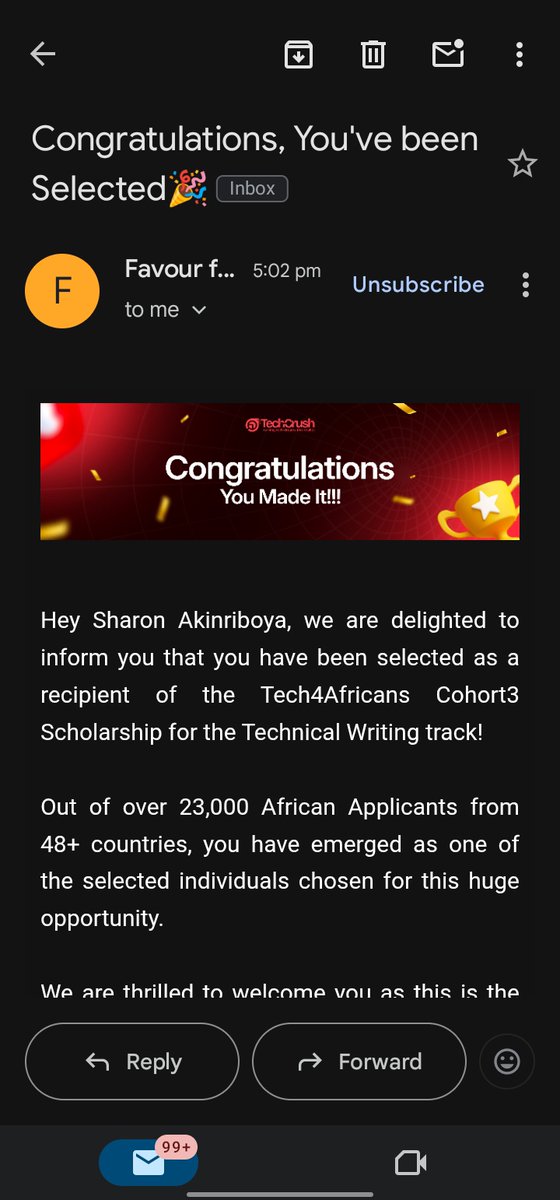 HerEtcetera's tweet image. Just bagged a Technical Writing scholarship 😌
This pen comes with receipts now. Intentionality been working overtime.
From writing as an outlet to paid courses to a scholarship? Alignment at its peak.
@TechCrushHQ thank you — Ouuu I can’t wait 🤭
#TechnicalWriting #WritersOfX